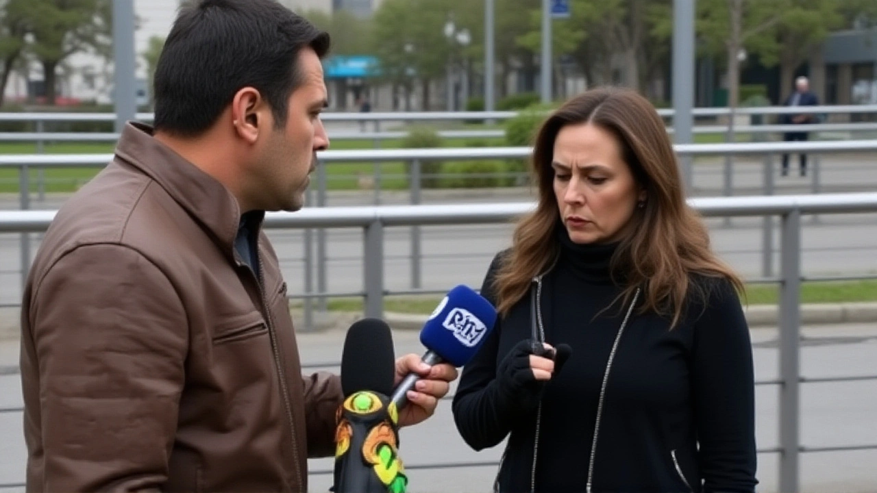 Repórter da Band empurra jornalista da Record ao vivo em Alumínio