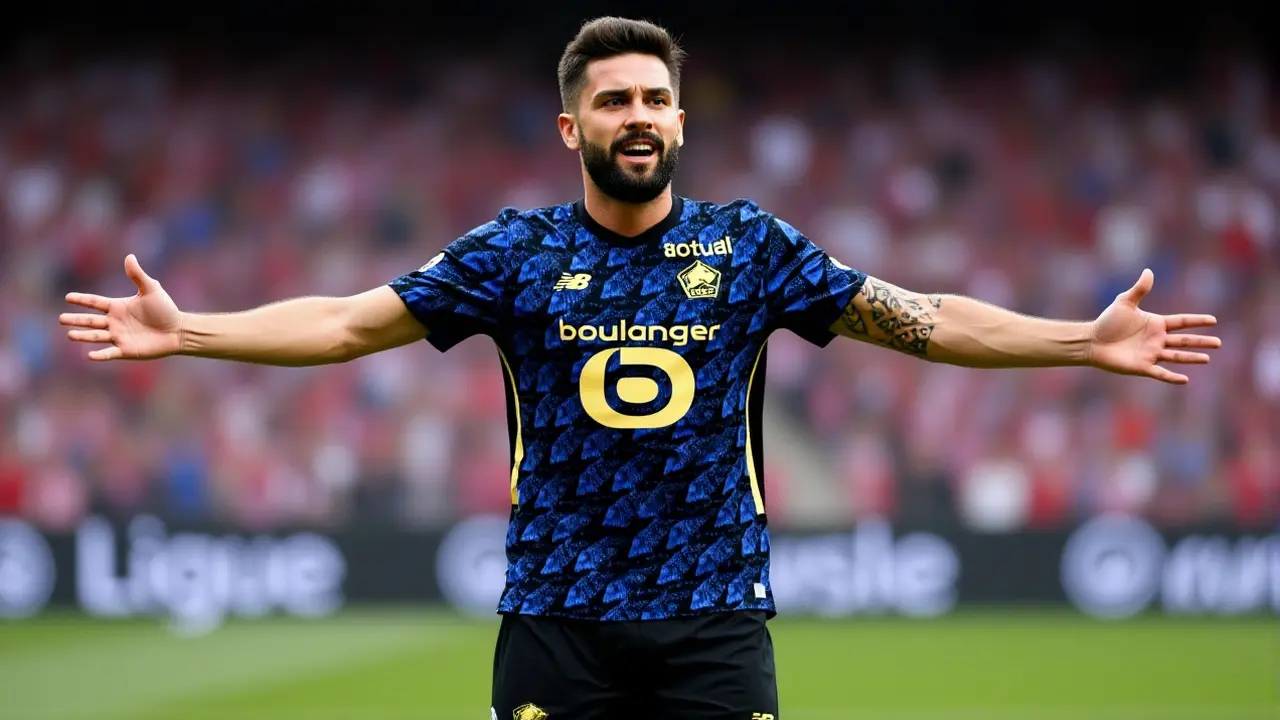 Giroud decide nos acréscimos e Lille bate Monaco por 1 a 0 na Ligue 1
